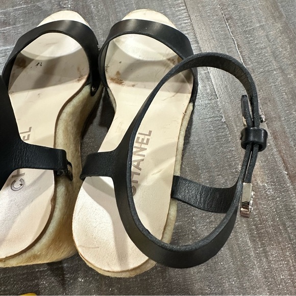 Chanel Black Women's Sandals - Picture 7 of 9